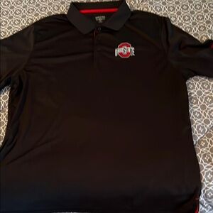 Ohio State Men's Black Polo Shirt